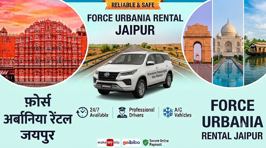Force Urbania Rental in Jaipur | Urbania Van Rental with Driver